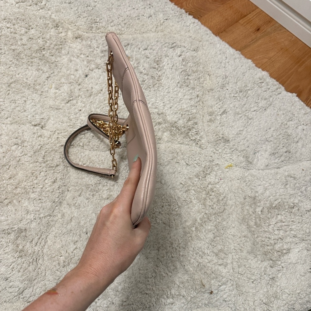 Tory Burch Pink Leather Ella Chain Tote - Picture 6 of 12